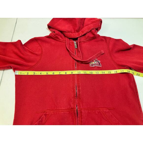 MLB St. Louis Cardinals Zip Hoodie Red Women’s Size M - Embroidered Logo - Picture 5 of 9